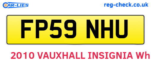 FP59NHU are the vehicle registration plates.