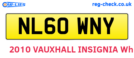 NL60WNY are the vehicle registration plates.