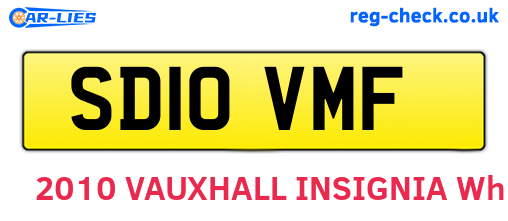 SD10VMF are the vehicle registration plates.
