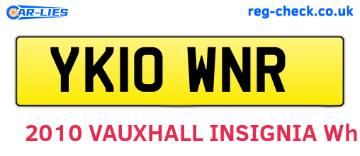 YK10WNR are the vehicle registration plates.