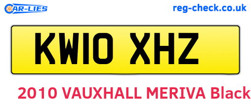 KW10XHZ are the vehicle registration plates.