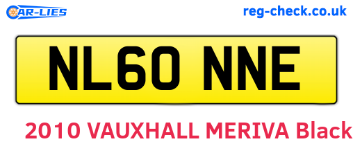 NL60NNE are the vehicle registration plates.