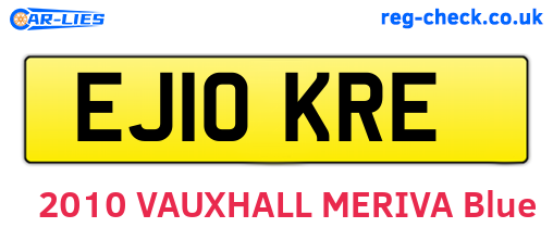 EJ10KRE are the vehicle registration plates.