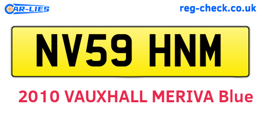 NV59HNM are the vehicle registration plates.