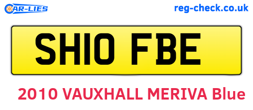 SH10FBE are the vehicle registration plates.