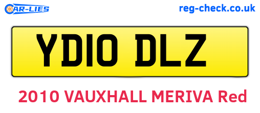 YD10DLZ are the vehicle registration plates.