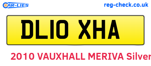 DL10XHA are the vehicle registration plates.