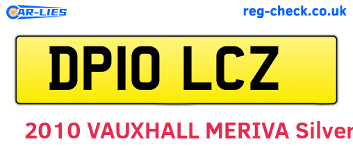 DP10LCZ are the vehicle registration plates.