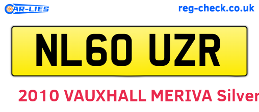 NL60UZR are the vehicle registration plates.