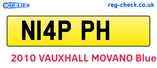 N14PPH are the vehicle registration plates.