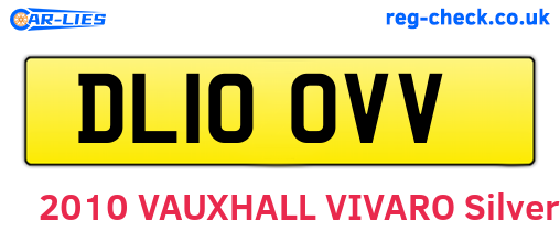 DL10OVV are the vehicle registration plates.