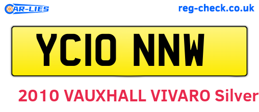 YC10NNW are the vehicle registration plates.