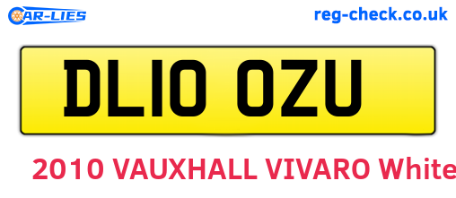 DL10OZU are the vehicle registration plates.
