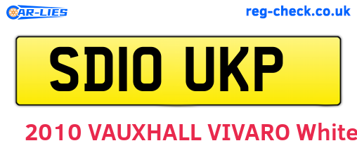 SD10UKP are the vehicle registration plates.