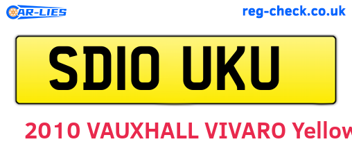 SD10UKU are the vehicle registration plates.