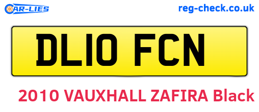 DL10FCN are the vehicle registration plates.