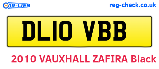 DL10VBB are the vehicle registration plates.