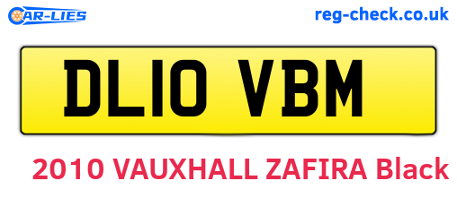 DL10VBM are the vehicle registration plates.