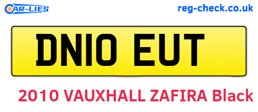 DN10EUT are the vehicle registration plates.