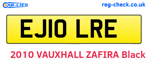 EJ10LRE are the vehicle registration plates.