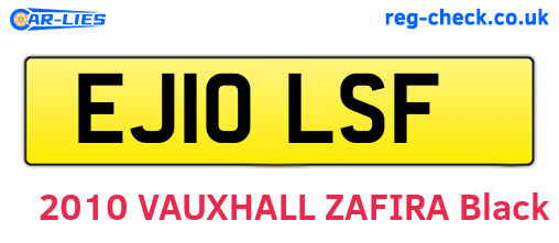EJ10LSF are the vehicle registration plates.