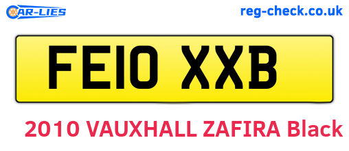 FE10XXB are the vehicle registration plates.