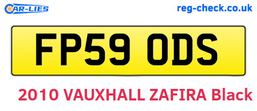FP59ODS are the vehicle registration plates.