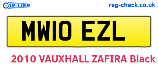MW10EZL are the vehicle registration plates.
