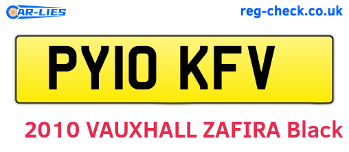 PY10KFV are the vehicle registration plates.