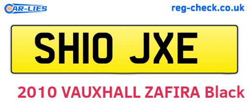 SH10JXE are the vehicle registration plates.