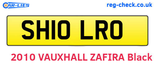 SH10LRO are the vehicle registration plates.