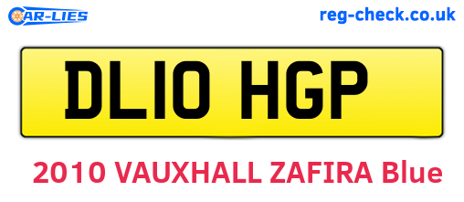 DL10HGP are the vehicle registration plates.
