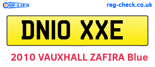 DN10XXE are the vehicle registration plates.