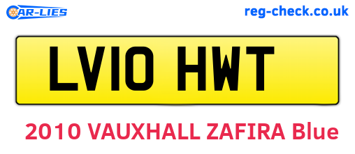 LV10HWT are the vehicle registration plates.