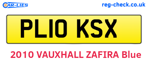 PL10KSX are the vehicle registration plates.
