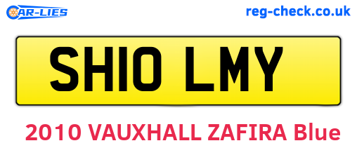 SH10LMY are the vehicle registration plates.