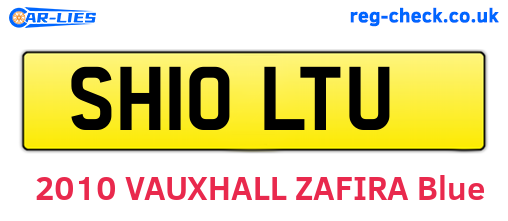 SH10LTU are the vehicle registration plates.