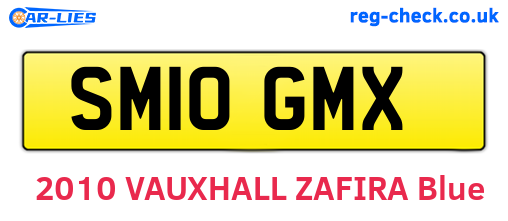 SM10GMX are the vehicle registration plates.