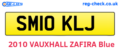 SM10KLJ are the vehicle registration plates.
