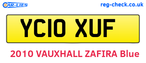 YC10XUF are the vehicle registration plates.