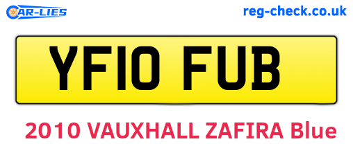 YF10FUB are the vehicle registration plates.