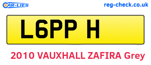 L6PPH are the vehicle registration plates.