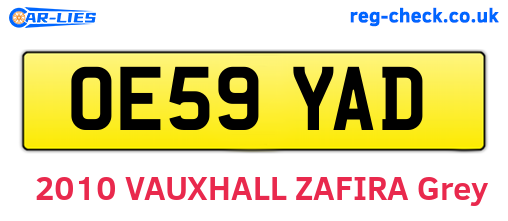 OE59YAD are the vehicle registration plates.