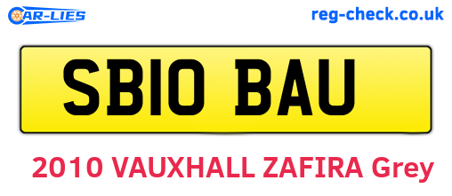 SB10BAU are the vehicle registration plates.