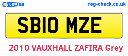 SB10MZE are the vehicle registration plates.