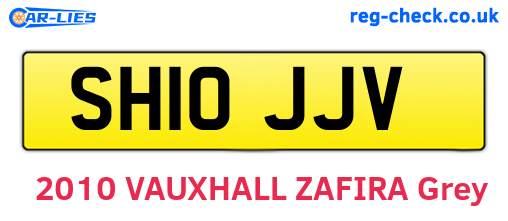 SH10JJV are the vehicle registration plates.