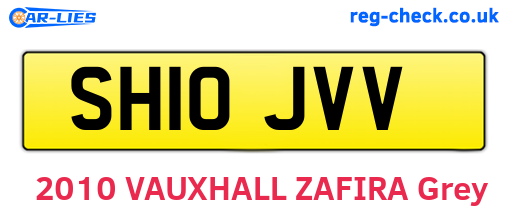SH10JVV are the vehicle registration plates.
