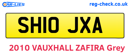 SH10JXA are the vehicle registration plates.