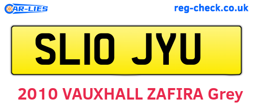 SL10JYU are the vehicle registration plates.
