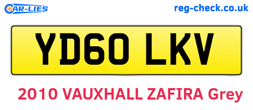 YD60LKV are the vehicle registration plates.